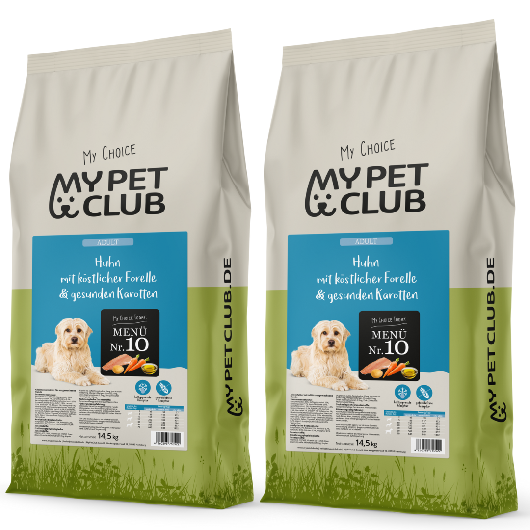 MyPetClub pressé à froid Volaille & Riz