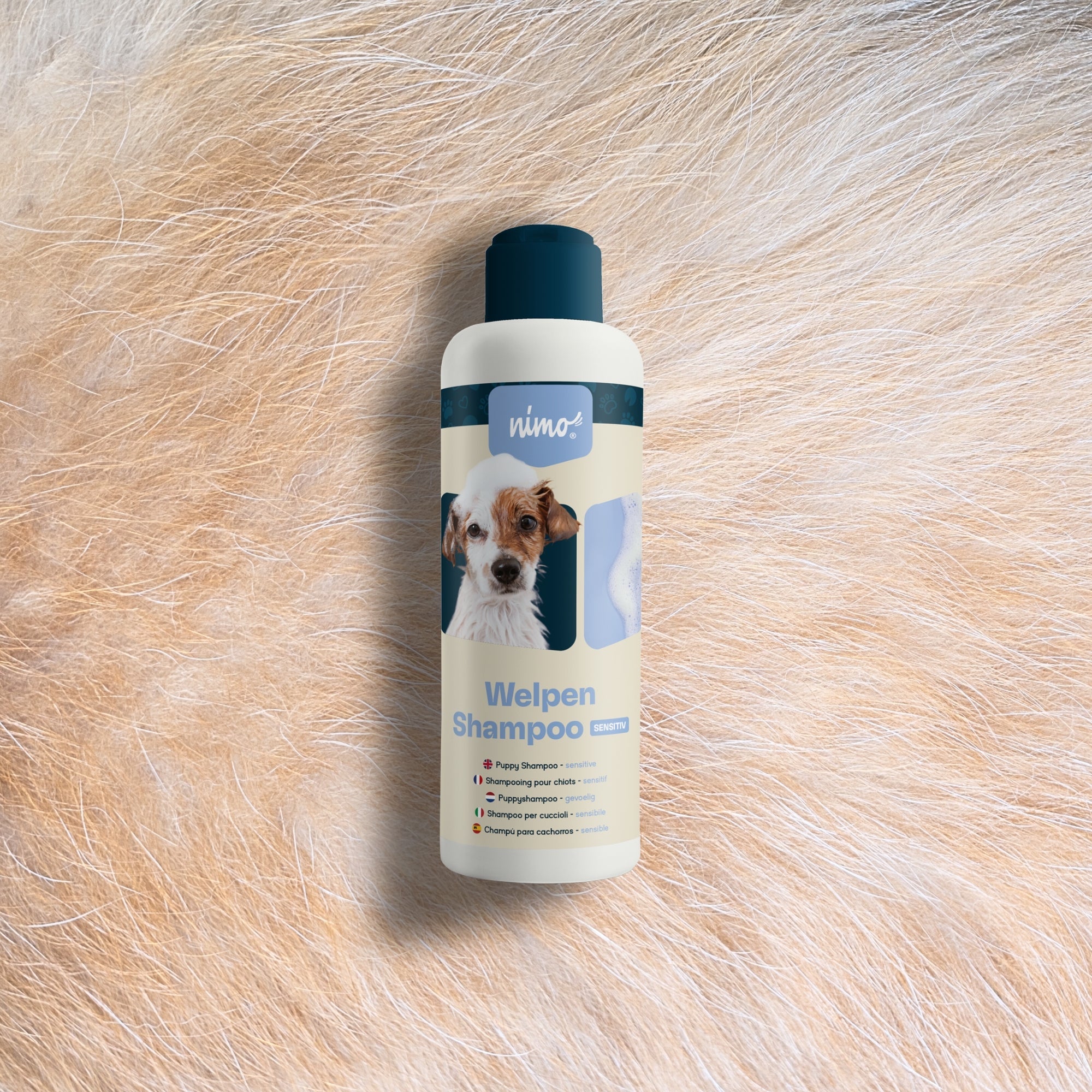 Shampoing pour chiots peaux sensibles