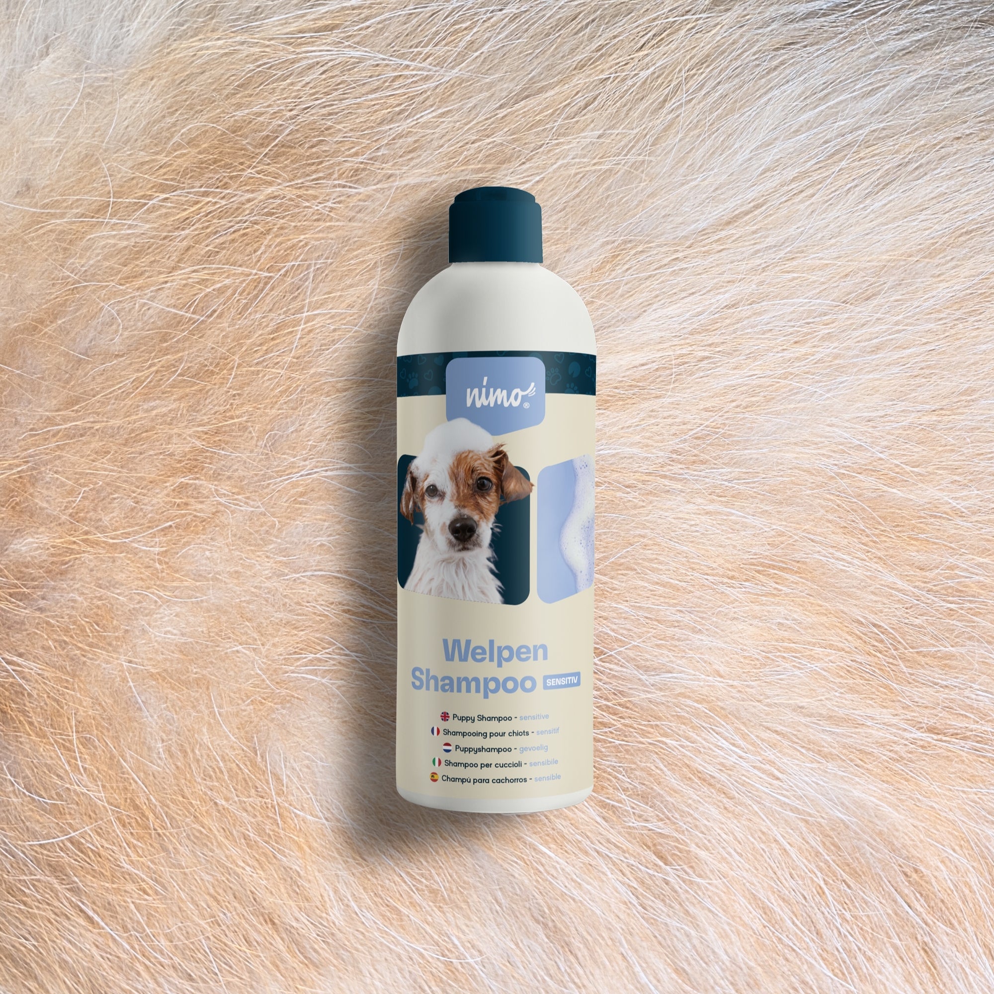 Shampoing pour chiots peaux sensibles