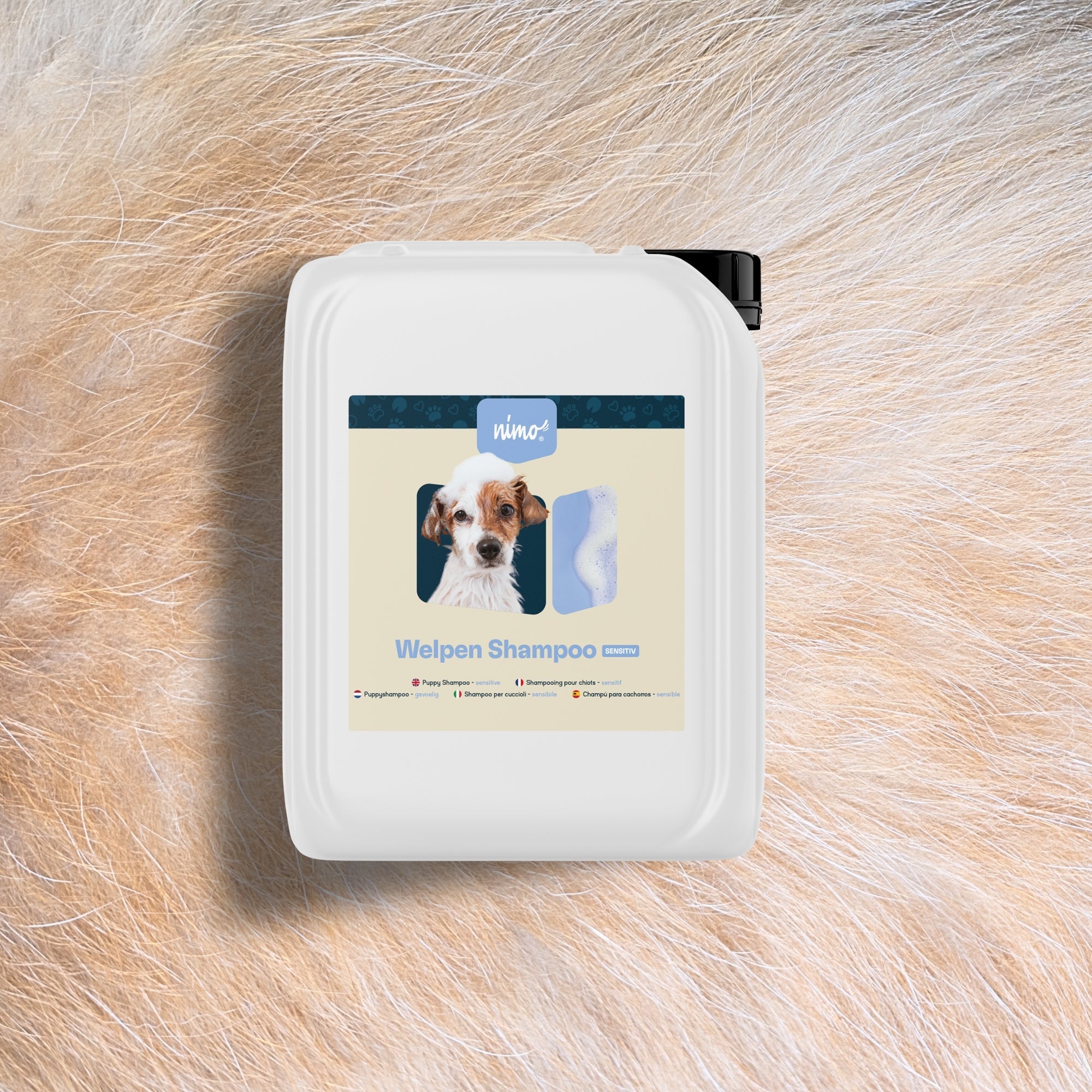Shampoing pour chiots peaux sensibles