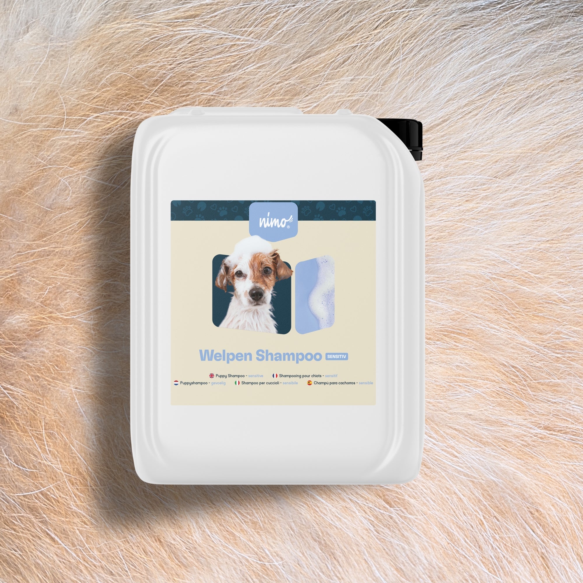Shampoing pour chiots peaux sensibles
