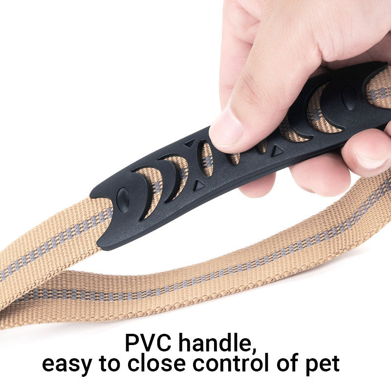 Hundeleine, Ruckdämpfer taktisch Bungee Nylon, elastisch, 135-190cm, Autogurt