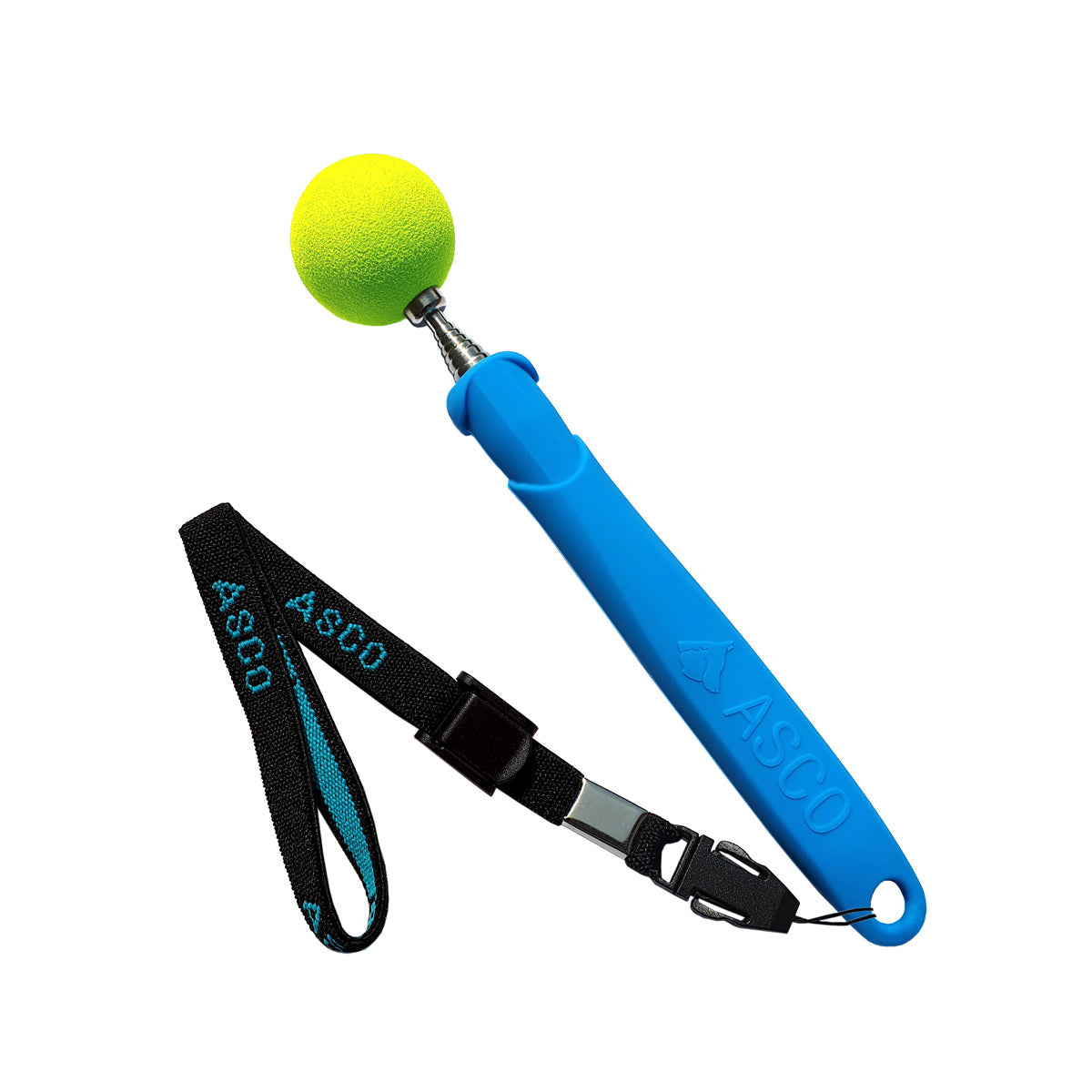 ASCO Target Stick - Bâton télescopique pour chiens et chats avec balle souple