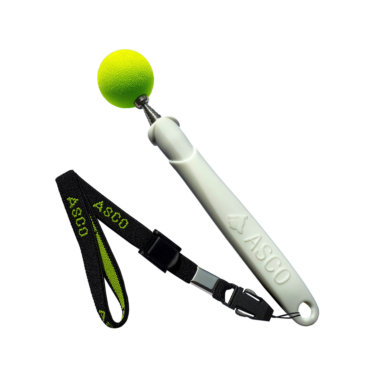 ASCO Target Stick - Bâton télescopique pour chiens et chats avec balle souple