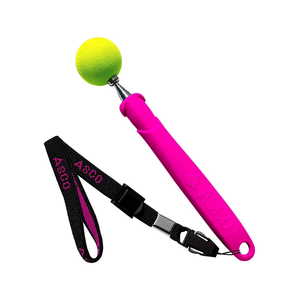 ASCO Target Stick - Bâton télescopique pour chiens et chats avec balle souple