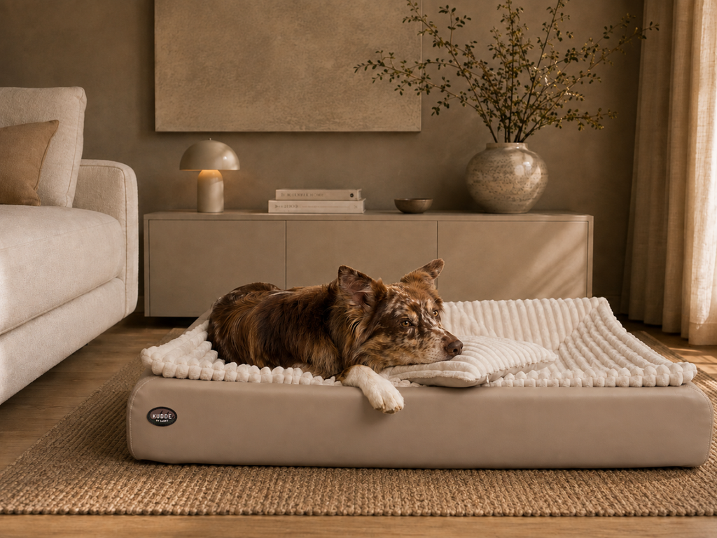 All-In Relax Bundle | KUDDE Hundebett + Einlage & Kissen