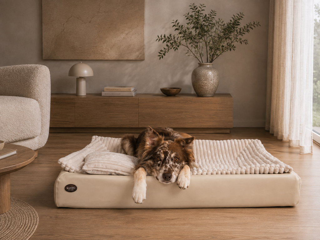 All-In Relax Bundle | KUDDE Hundebett + Einlage & Kissen