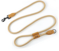 Hundeleine beige 180cm Länge – robust, angenehm in der Hand und ideal für den Alltag