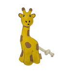 BUDDY. Hundespielzeug aus Leder "Giraffe"