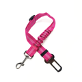 Ceinture de sécurité chien voiture extensible avec mousqueton pivotant, 74cm