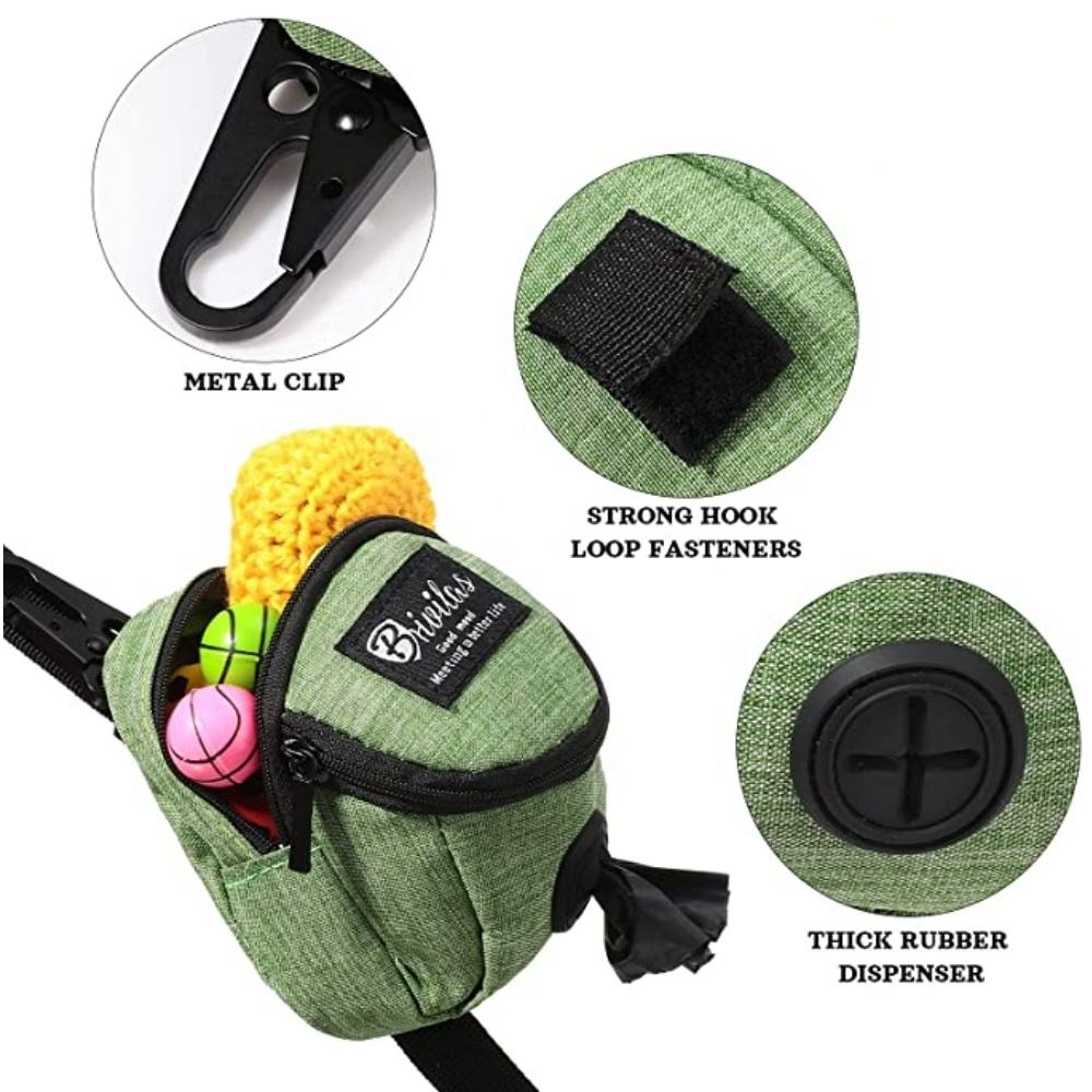 Dog Treat Pouch with Clip – practical snack bag for on the go