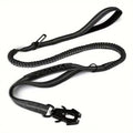 Laisse pour chien avec amortisseur, élastique, nylon robuste, 120-178cm, mousqueton - Auto