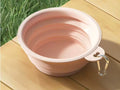 Hundenapf faltbar Silikon · Reisenapf Pastell · BPA-frei · Karabiner · Camping 350/ 1000ml