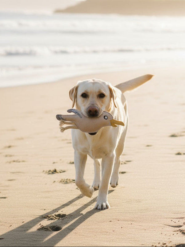 BUDDY. Jouet pour chien en cuir « Mouette »