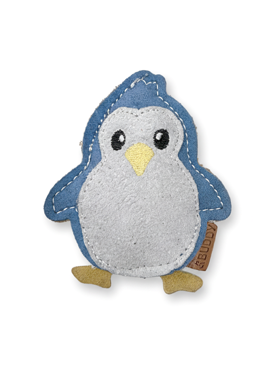 BUDDY. Jouet pour chien en cuir « Petit Pingouin »