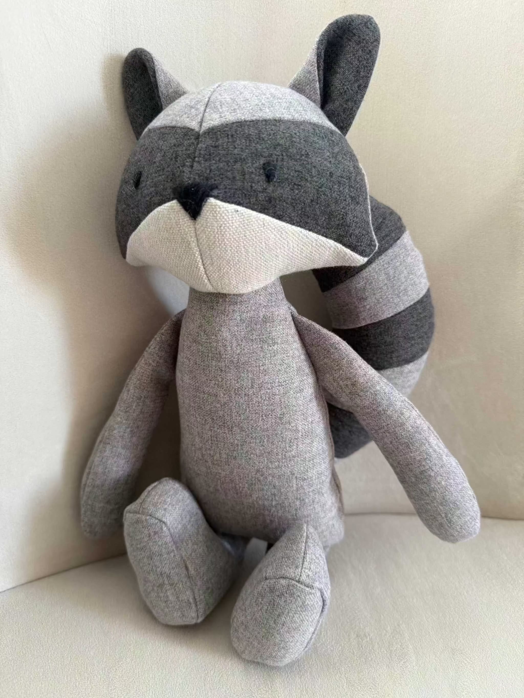 Cuddly toy Wil the Raccoon