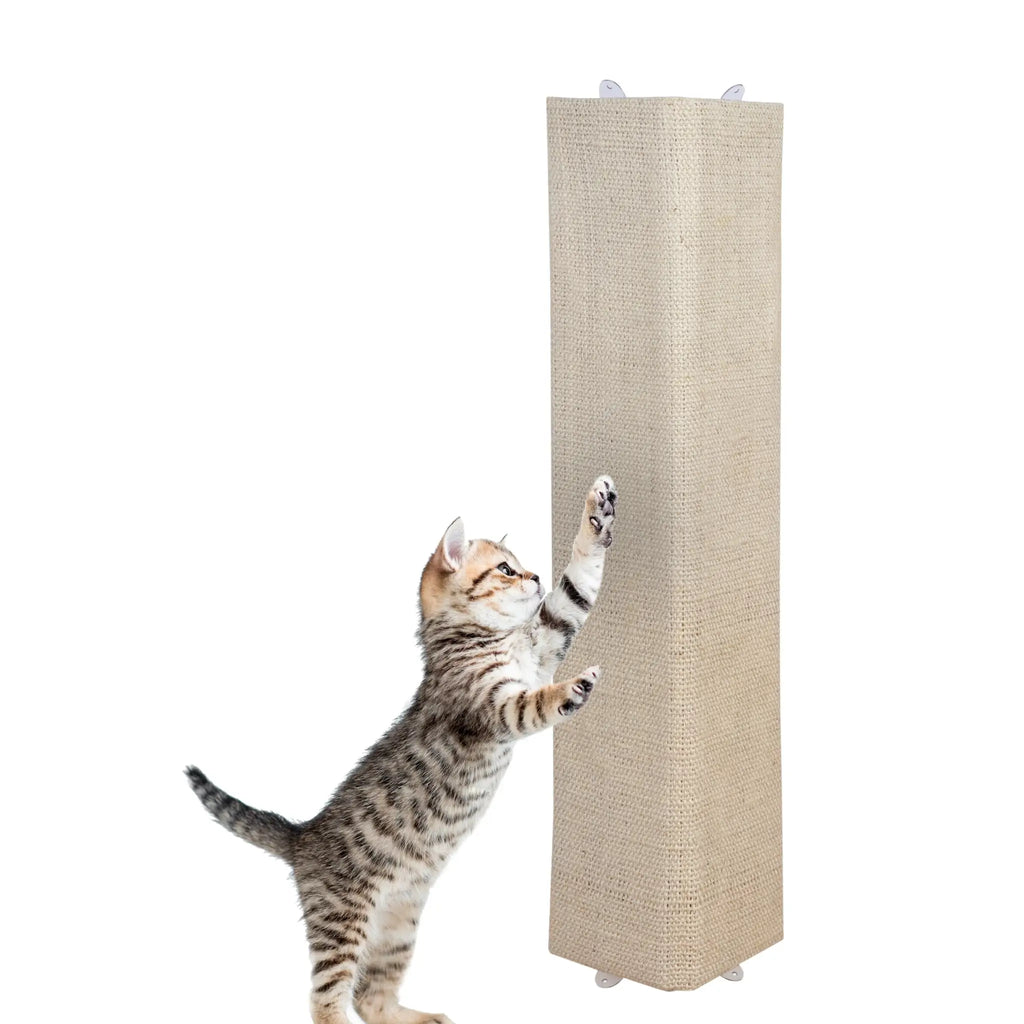 Scratching Board Scratch Mat for Wall 80x28 cm Corner Scratching Board Scratching Post Cat Sisal
