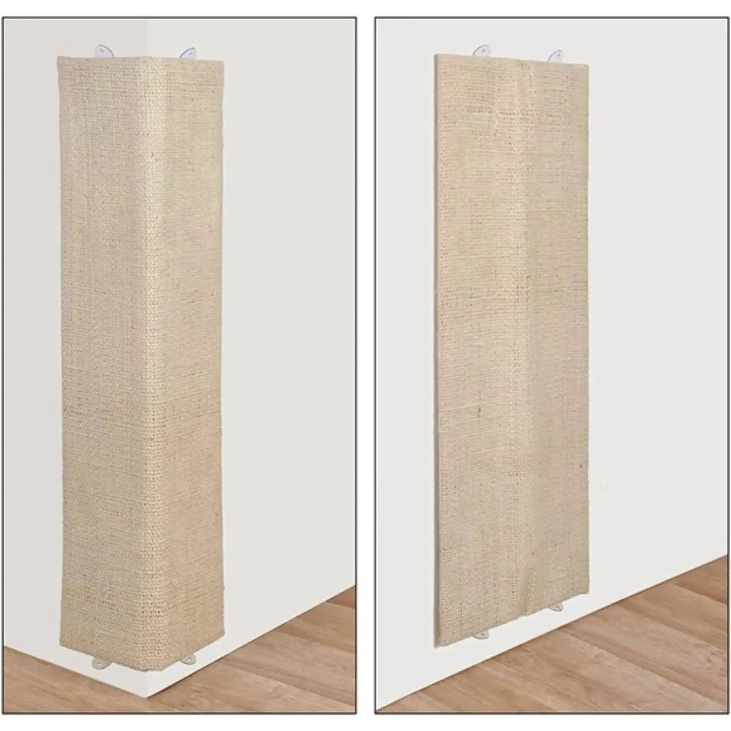 Scratching Board Scratch Mat for Wall 80x28 cm Corner Scratching Board Scratching Post Cat Sisal
